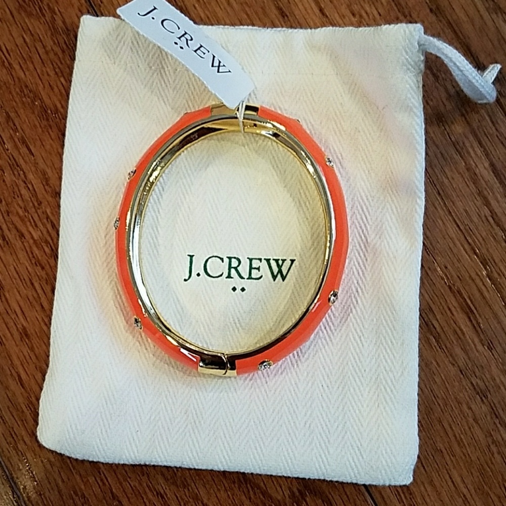 Orange jcrew bangle